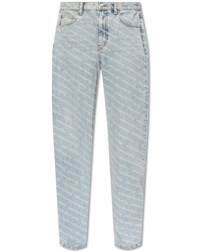 Alexander Wang Relaxed Straight Jeans, - Blue