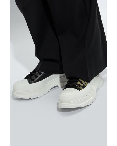Alexander McQueen High-Top Sneakers - White