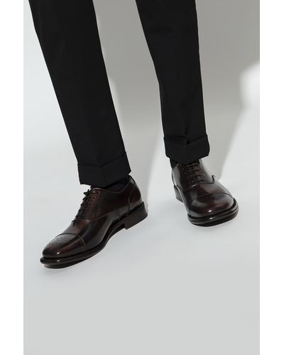 Ferragamo 'maxime' Oxford Shoes - Black