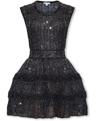 Alaïa Sequin Dress, - Black