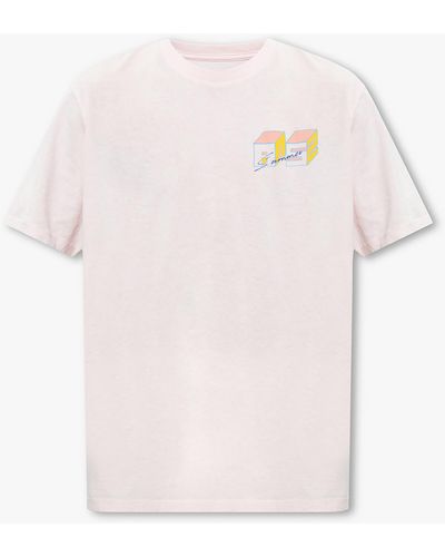 AllSaints 'mimosa' Printed T-shirt, - Pink