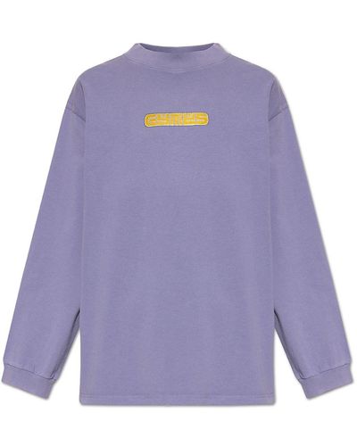 Eytys 'compton' T-shirt With Long Sleeves - Purple