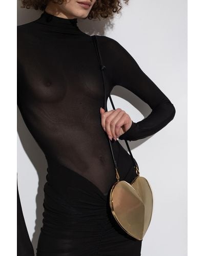 Alaïa ‘Le Coeur’ Shoulder Bag - Metallic