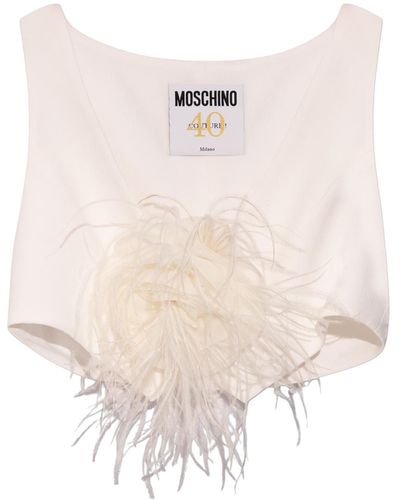 Moschino Vest From The '40th Anniversary' Collection, - White