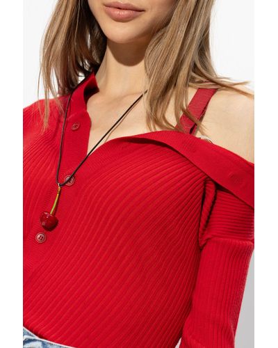 Jacquemus Cherry Necklace - Red
