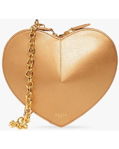 Alaïa ‘Le Coeur’ Shoulder Bag - White