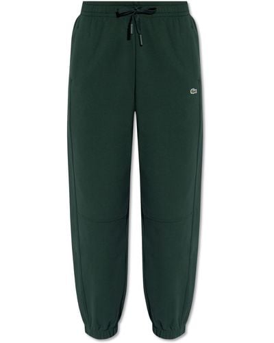 Lacoste Joggers With Patch, - Green