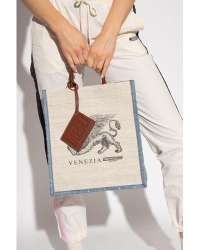 DIESEL 'tourista Medium' Shopper Bag - Natural