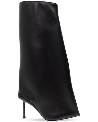 Alexander McQueen 'slash' Heeled Boots - Black