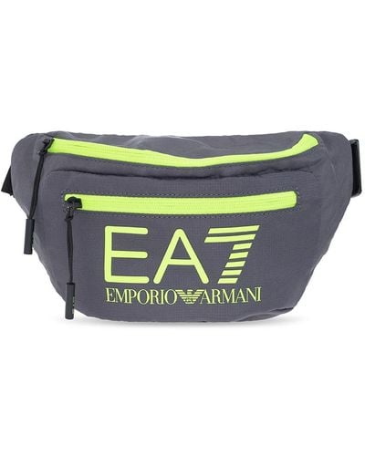 EA7 Belt Bag With Logo - Grey