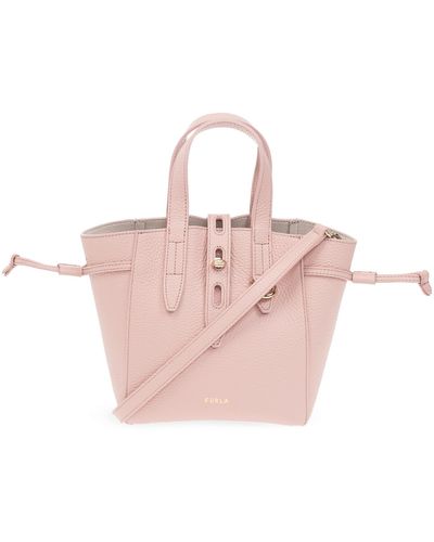 Furla ‘Net Mini’ Shopper Bag - Pink