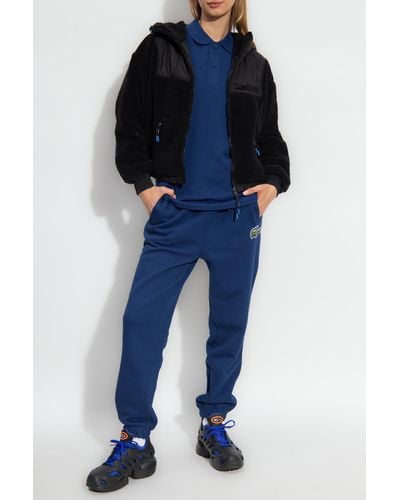 Lacoste Sweatpants With Patch, - Blue