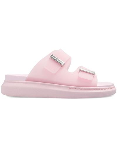 Alexander McQueen Rubber Slides - Pink