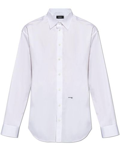 DSquared² Shirt With Logo, - White