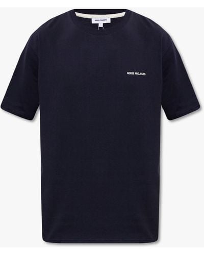 Norse Projects ‘Johannes’ T-Shirt - Blue