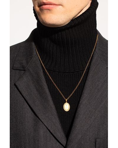 Dolce & Gabbana Charm Necklace, - Metallic