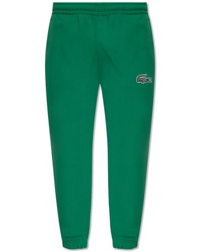 Lacoste Joggers With Logo, - Green