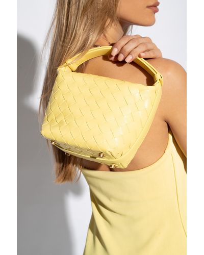 Bottega Veneta 'wallace Mini' Handbag, - Yellow