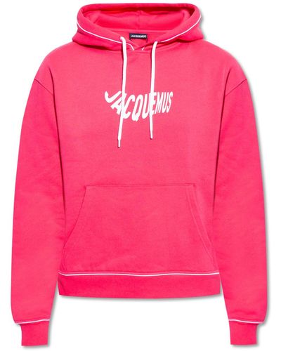 Jacquemus Hoodie With Logo - Pink