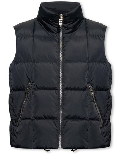 DSquared² Quilted Down Vest - Black