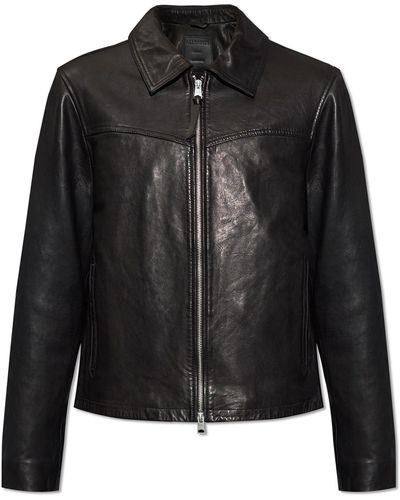 AllSaints 'tune' Leather Jacket, - Black
