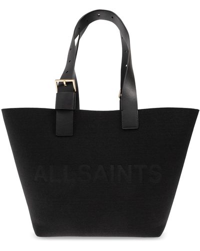 AllSaints 'anik' Shopper Bag, - Black