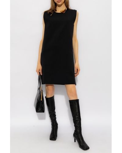Jil Sander Sleeveless Mini Dress, - Black