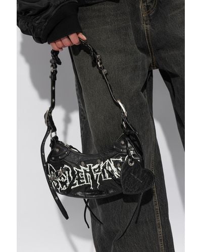 Balenciaga 'le Cagole Xs' Shoulder Bag, - Black