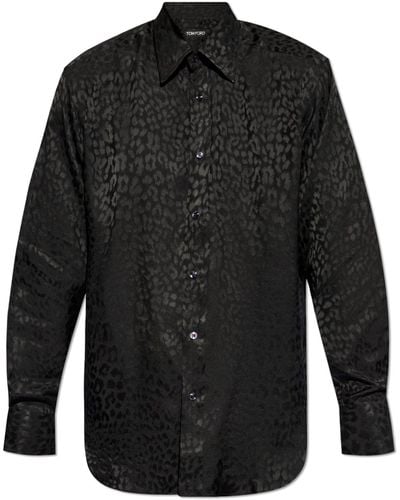 Tom Ford Silk Shirt - Black