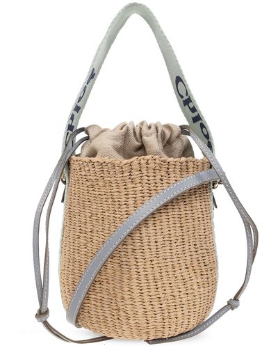 Chloé ‘Woody Small’ Bucket Bag - Natural