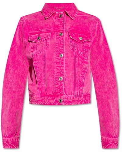 MICHAEL Michael Kors Denim Jacket - Pink