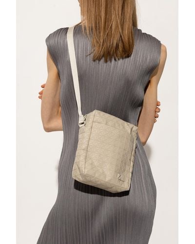 Bao Bao Issey Miyake ‘Voyager’ Shoulder Bag - Natural
