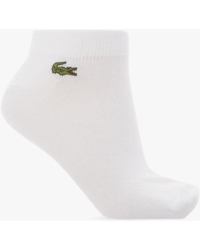 Lacoste Socks Three-pack - White