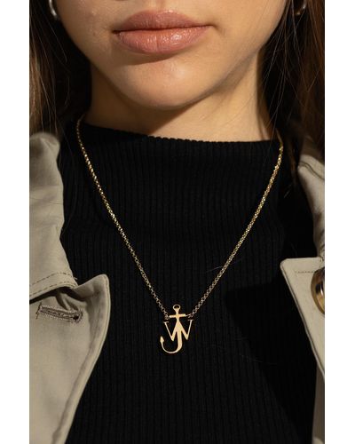 JW Anderson Necklace With Logo - Black