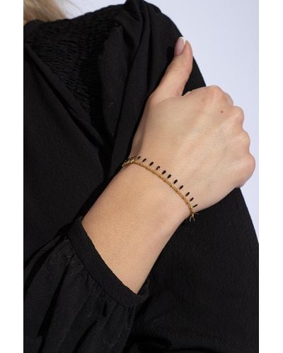 Isabel Marant Bracelet With Logo, - Metallic