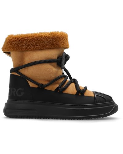 Iceberg Snow Boots With Logo - Brown