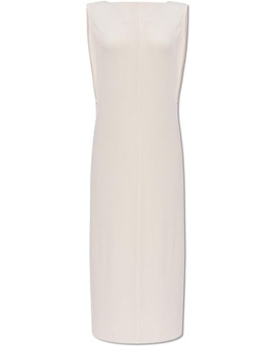 Jacquemus 'capa' Sleeveless Dress, - White
