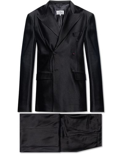 Maison Margiela Satin Suit - Black