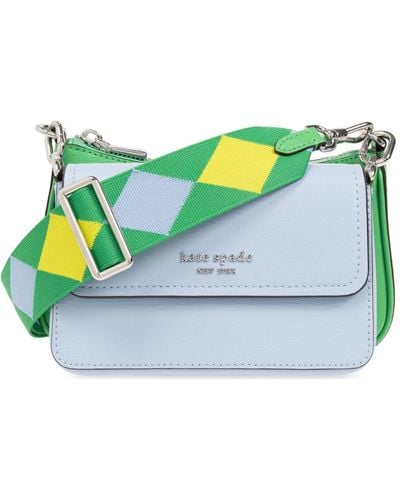 Kate Spade 'double Up' Shoulder Bag, - Blue