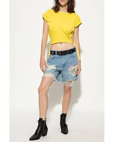AllSaints 'mira' T-shirt - Yellow
