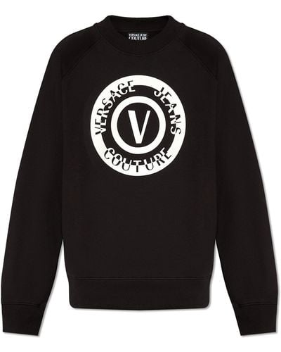 Versace Oversize Sweatshirt, - Black