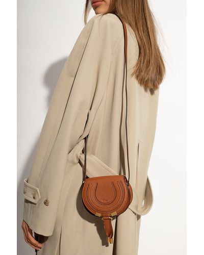 Chloé Marcie Mini Leather Cross-body Bag - Brown