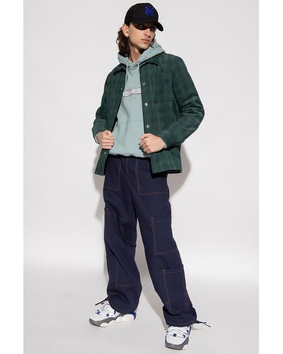 A.P.C. 'marco' Checked Jacket - Green