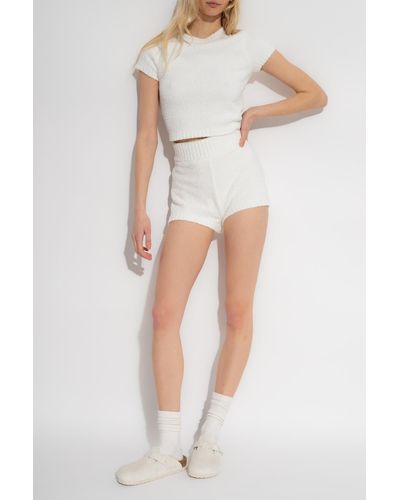 UGG ‘Finola’ High-Rise Shorts - White