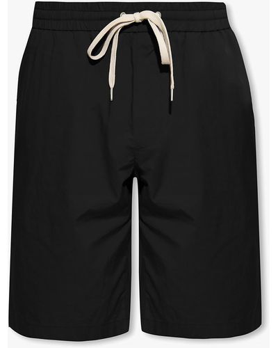 AllSaints ‘Canta’ Cotton Shorts - Black