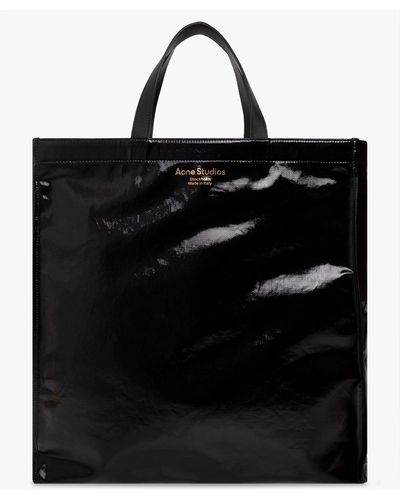 Acne Studios Shiny Shopper Bag - Black