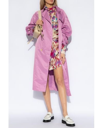 Isabel Marant 'edenna' Trench Coat, - Pink