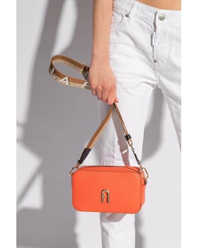 Furla 'primula Mini' Shoulder Bag, - Orange
