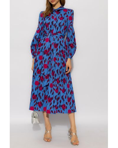 Diane von Furstenberg 'lux' Dress, - Blue