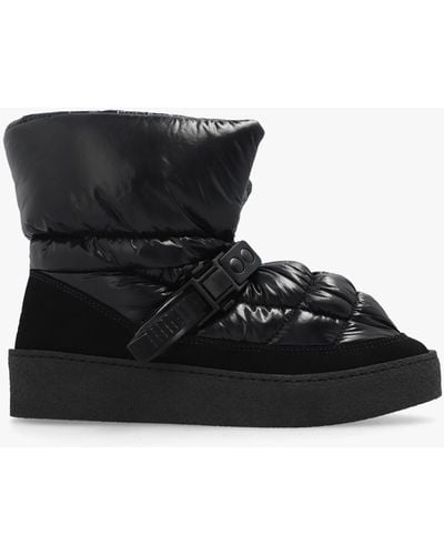 Khrisjoy Quilted Snow Boots - Black